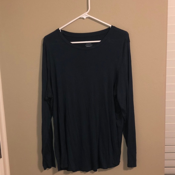 APT. 9 • Dark Green Long Sleeve Top - Picture 2 of 3